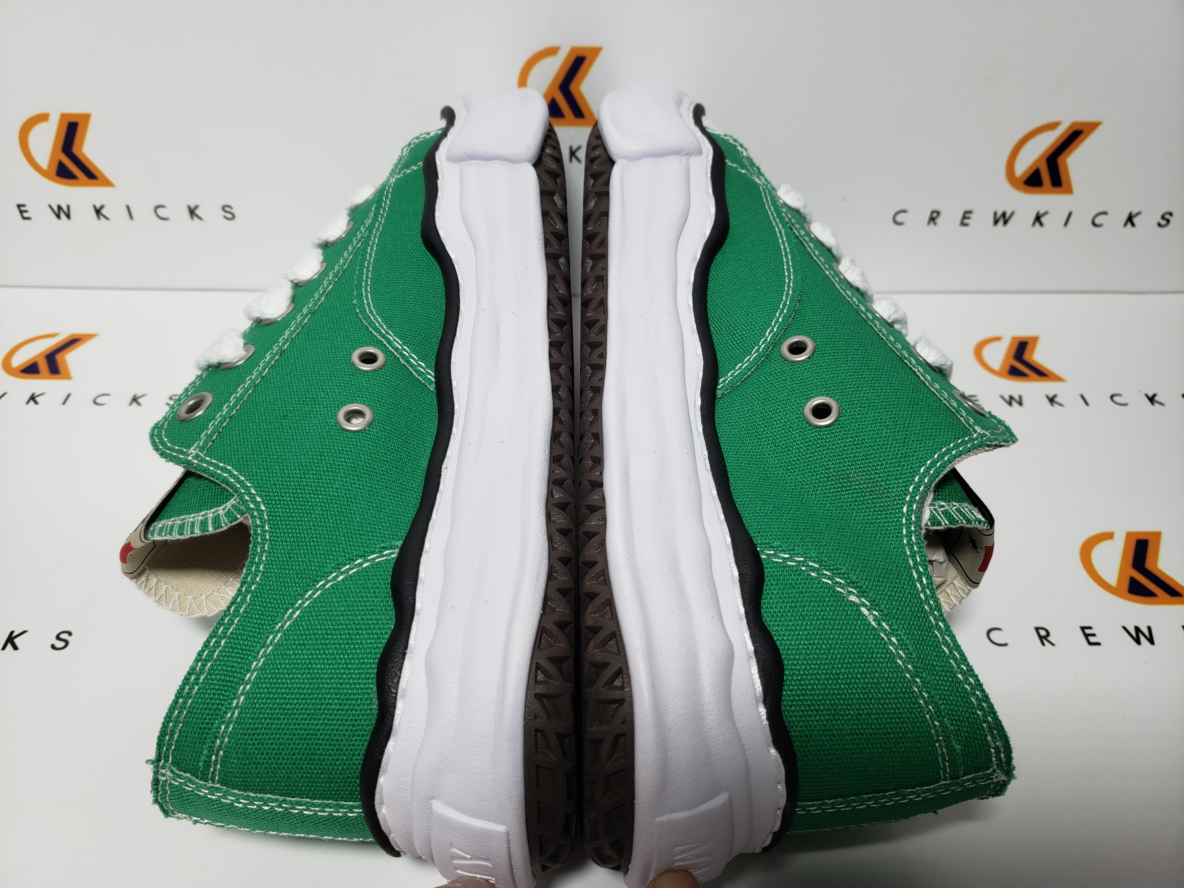Maison Mihara Yasuhiro Peterson OG Sole Canvas Low Green
